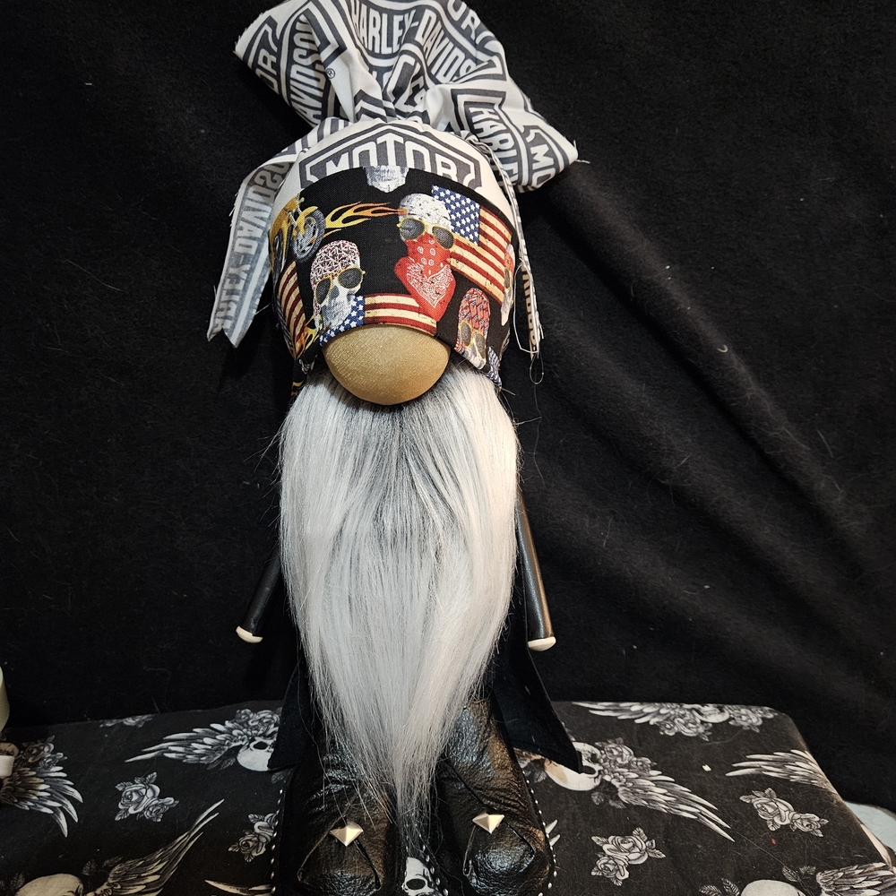 Harley Biker Gnome